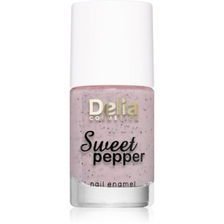 Delia Cosmetics Sweet Pepper Black Particles nail polish - Color: 03 Capri, Size: 11 ml