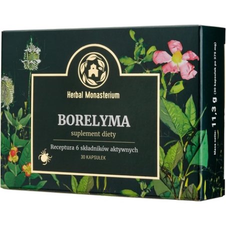 Borelyma 30 Capsules Borreliosis Borrelia Lyme Immune System Protection Virus and Bacteria Defense for People in