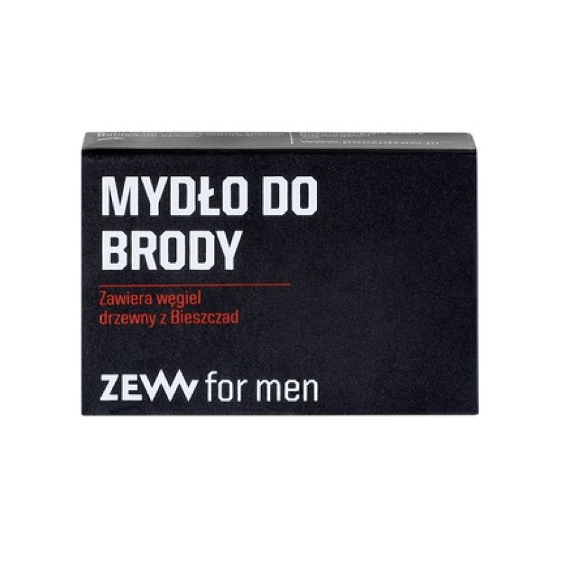 Zew For Men Beard Soap With Charcoal From Bieszczady 85ml