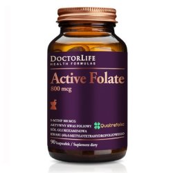 Doctor Life Active Folate Active Folic Acid 800 Micrograms Dietary Supplement 90 Capsules