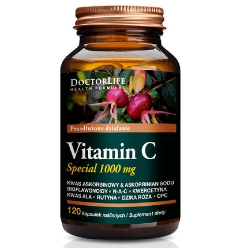 Doctor Life Vitamin C Special 1000mg Extended Release Dietary Supplement - 120 Capsules
