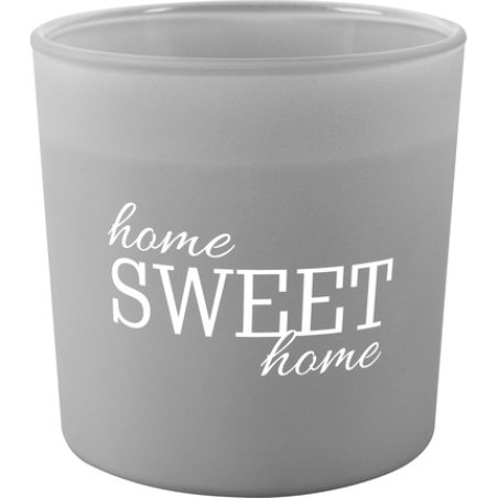 Scented Candles with Two Wicks in Frosted Glass - Home Sweet Home Fragrance, 40 Hour Burn Time