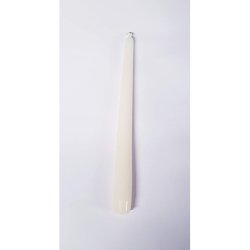 Taper Candles Pack Of 10, Ø 2.3 X 24.5 Cm, Burning Time Approx. 7h Beige