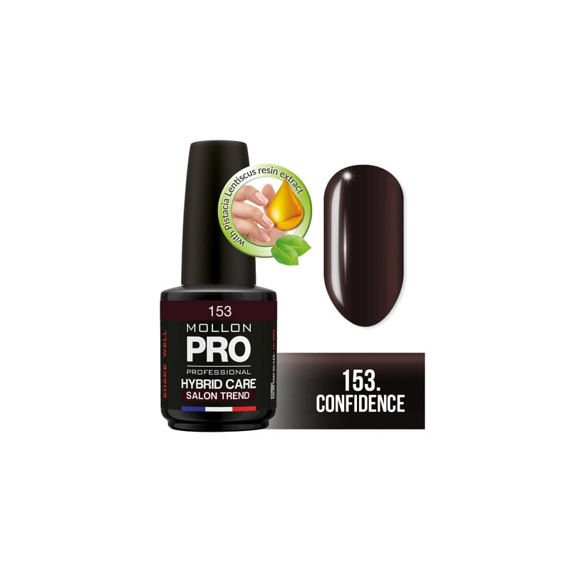 Mollon Pro Mol Hybrid Shine 153 - Semi-Permanent Nail Polish