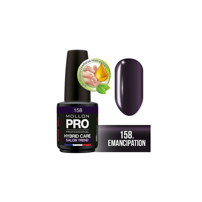 Mollon Pro Mol Hybrid Shine 158 - Semi-Permanent Nail Polish