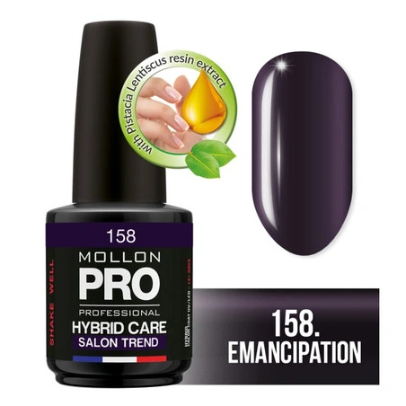 Mollon Pro Mol Hybrid Shine 158 - Semi-Permanent Nail Polish