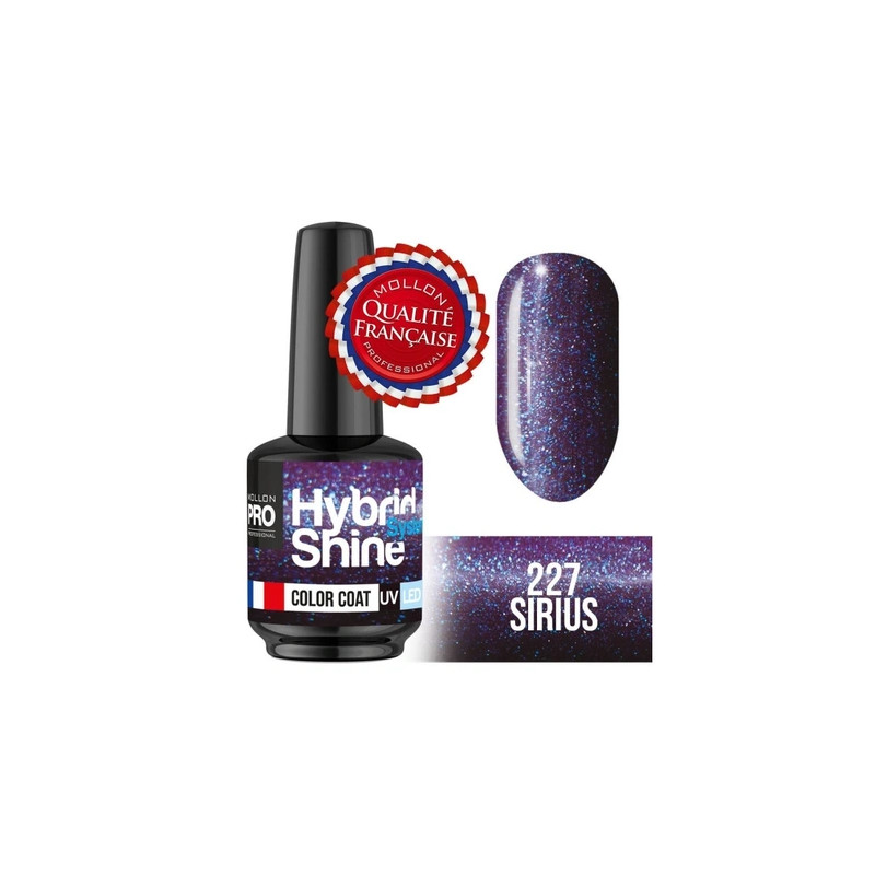 Mollon Pro Mol Hss 227 - Semi-Permanent Hybrid Shine Nail Polish