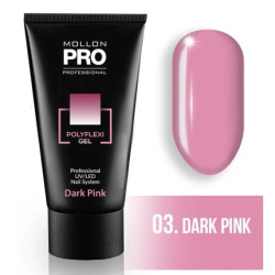 Mollon Pro Mol Polyflexi Gel 3 - Dark Pink, 60 Ml