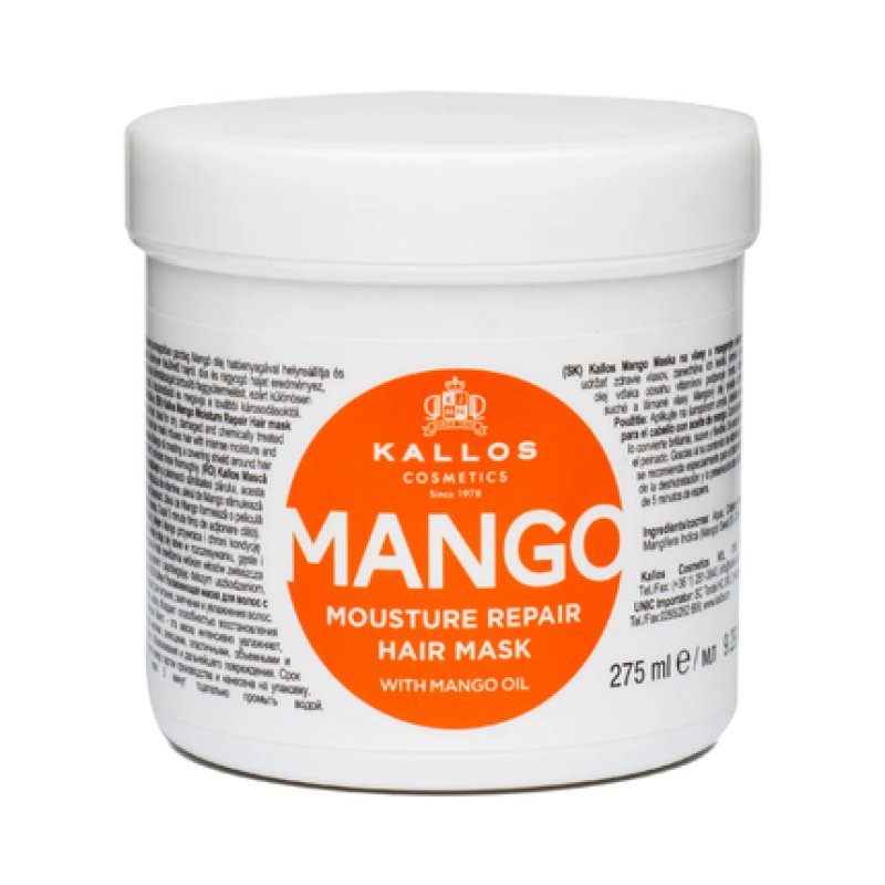 Kallos Mango Mask 275ml - Nourishing Hair Treatment