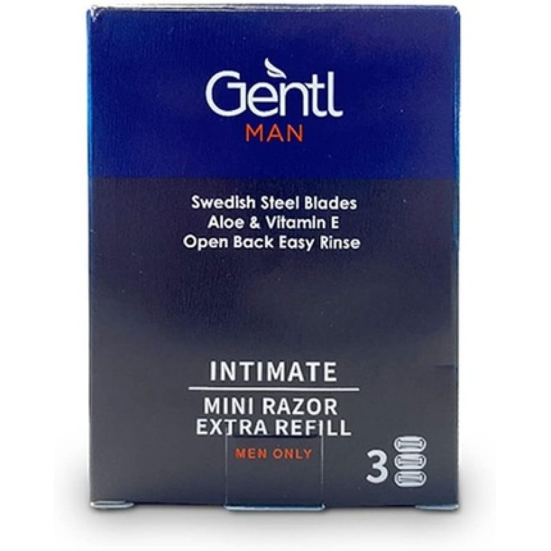 Gentl Gentle Man Mini Razor Extra Refill