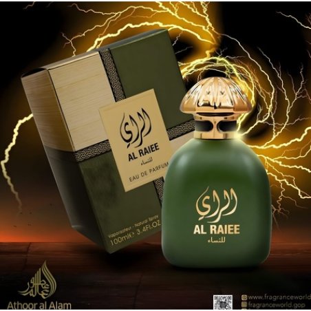 Fragrance World Eau De Parfum Fw Athoor Al Alam, Al Raiee Lil Nisaa, Unisex, 100 Ml