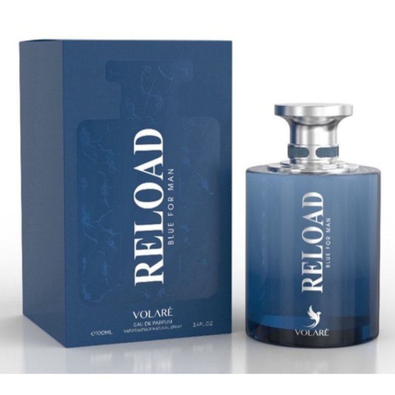 Volare Perfumes Eau De Parfum Volare Reload Blue For Men, 100 Ml