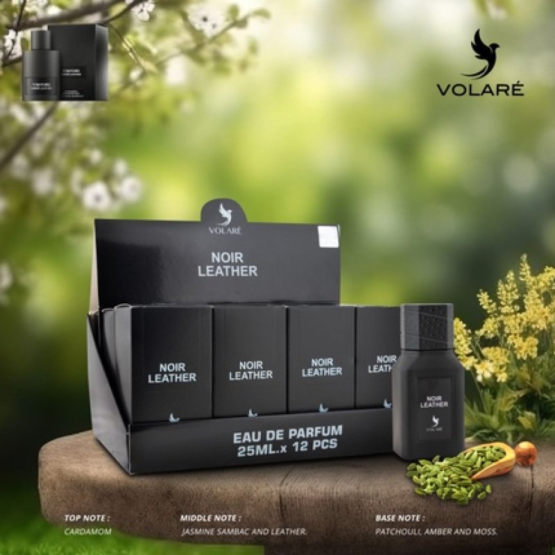 Volare Perfumes Eau De Parfum Volare Noir Leather, Unisex, 25 Ml