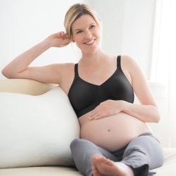 Medela Comfy Wirefree Seamless Bra for Pregnancy and Nursing S White