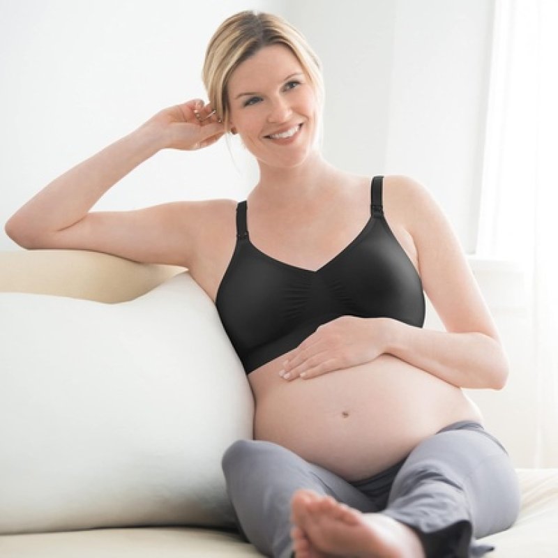 Medela Comfy Wirefree Seamless Bra for Pregnancy and Nursing S White