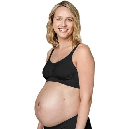 Medela 'Keep Cool' Maternity & Nursing Bra with 2 Breathing Zones Soft Touch Fabric Large 36-42B/F Black