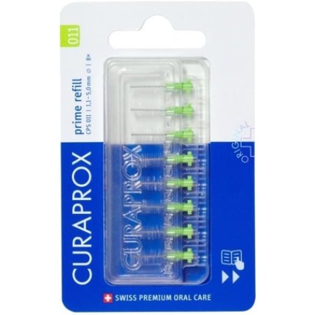 Curaprox CPS 011 Prime Start Refill Interdental Scovolin 8 Scovolini