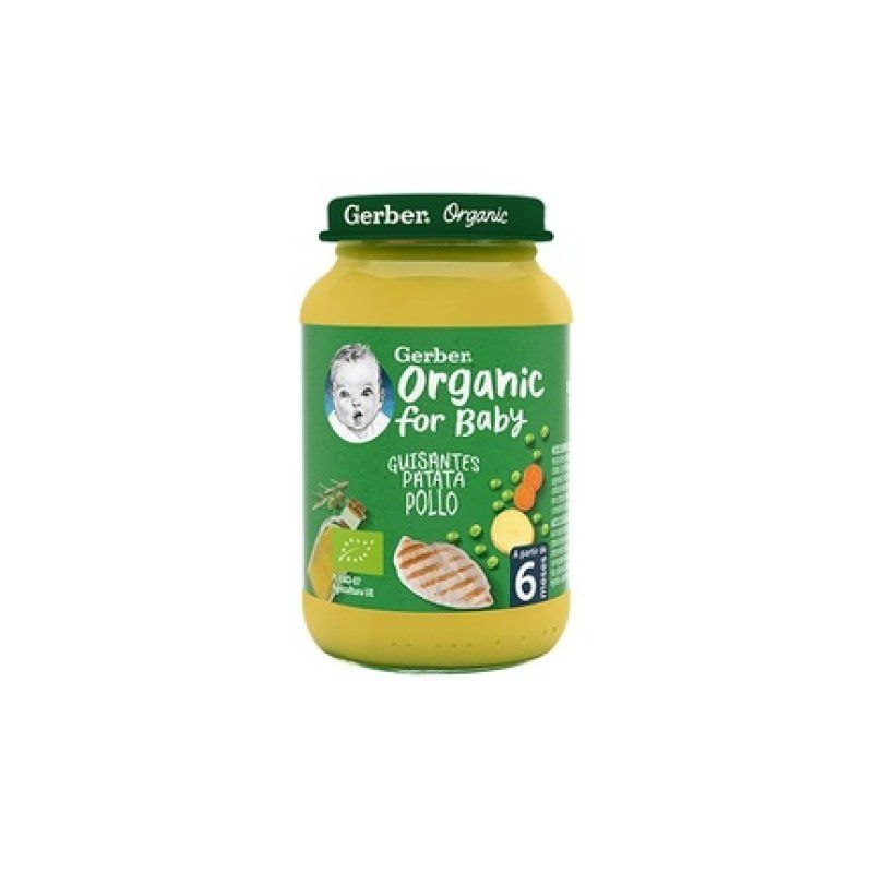 Organic Pureed Peas Potato Chicken 190g