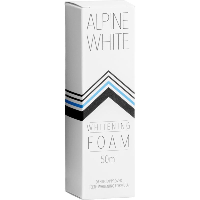 ALPINE WHITE Whitening Foam 2 in 1 Toothpaste and Mouthwash with Temporary Instant Effect 50ml