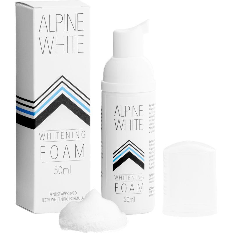 ALPINE WHITE Whitening Foam 2 in 1 Toothpaste and Mouthwash with Temporary Instant Effect 50ml