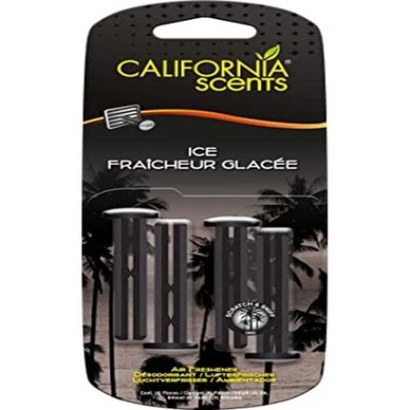 Autocare California Scents Car Air Freshener Vent Sticks Ice