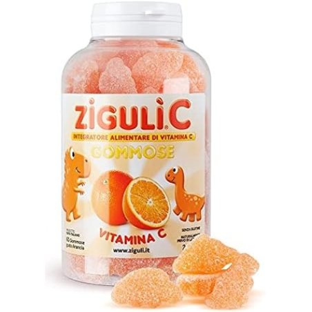 Ziguli C Orange Food Supplement Vitamin C 60 Gummies