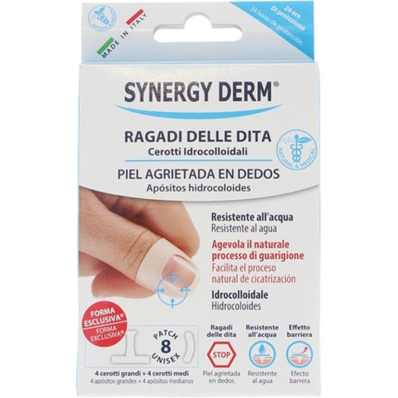 Incarose Synergy Derm Hydrocolloid Plasters for Finger Cracks - Pack of 8
