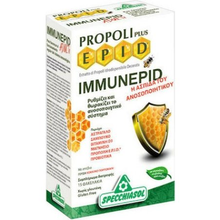Specchiasol Propolis Plus Epid Immunepid Dietary Supplement For The Immune System - 15 Sachets