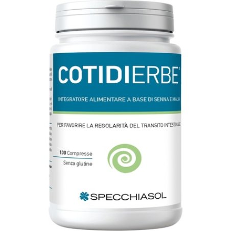 Specchiasol Cotidierbe Intestinal Regularity Supplement 100 Tablets