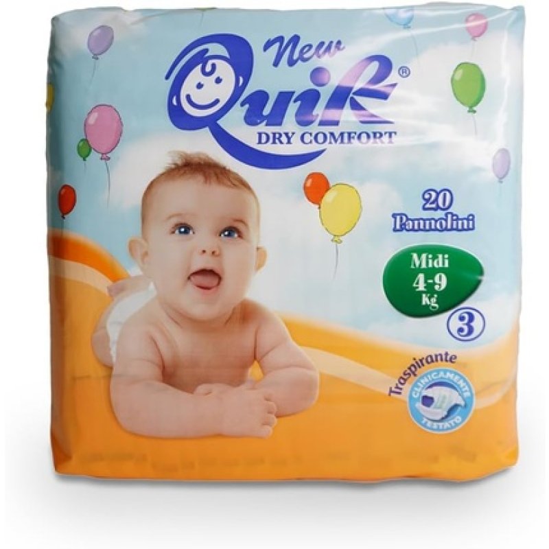 Quik Diapers Size 3 kg 4/9 20 Pieces