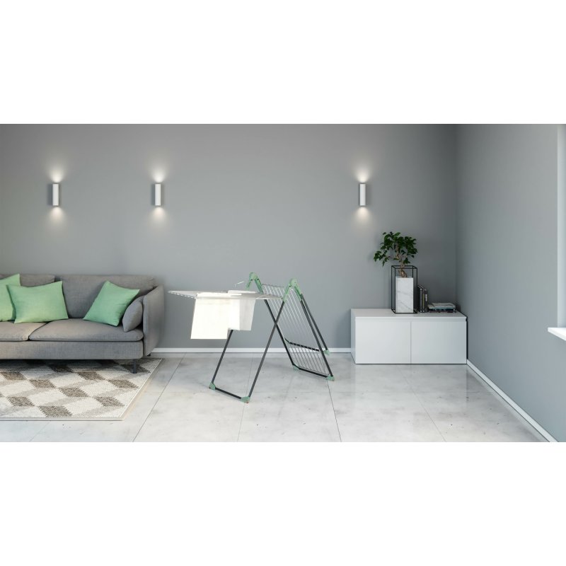 Colombo New Scal Titano Séchoir à linge avec ailes repliables Aluminium, Noir, Turquoise