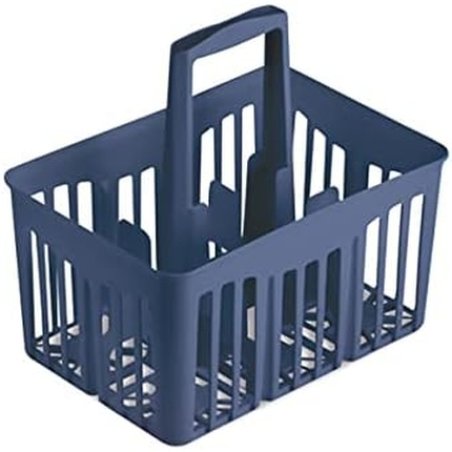 Stefanplast Bottle Basket Blue Plastic