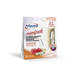 Ariasana Minifresh Energy Fruit Scented Sachets, 2 In 1, Double Effect