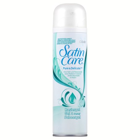 Gillette Satin Care Pure&Delicate Gel de rasage 200 ml