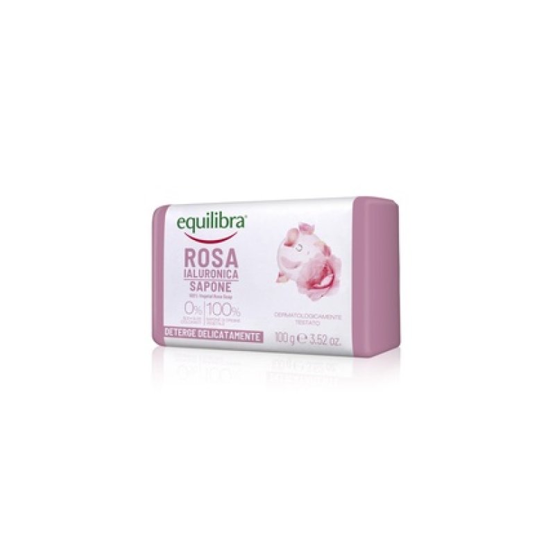 Equilibra Equilibra Rose Hyaluronic 100 Vegetable Soap