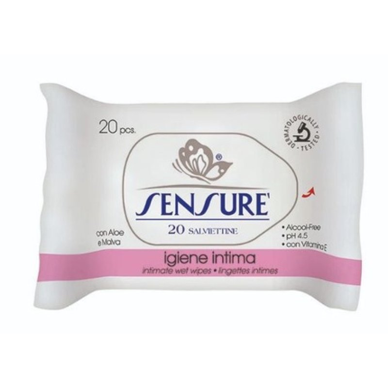 Sensure Intimate Hygiene - Blue Wipes