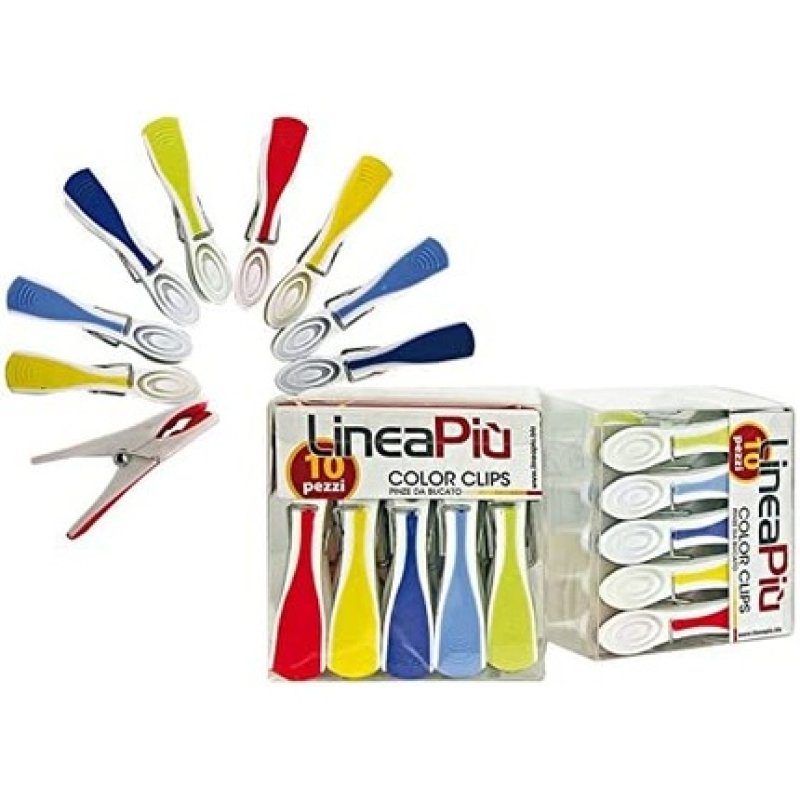 Mollette Colorclips Pz. 10