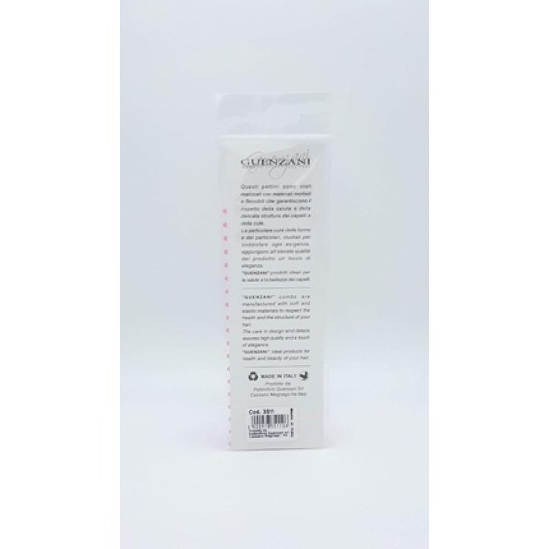 Guenzani Professional Hair Comb Pink Made in Italy N3511