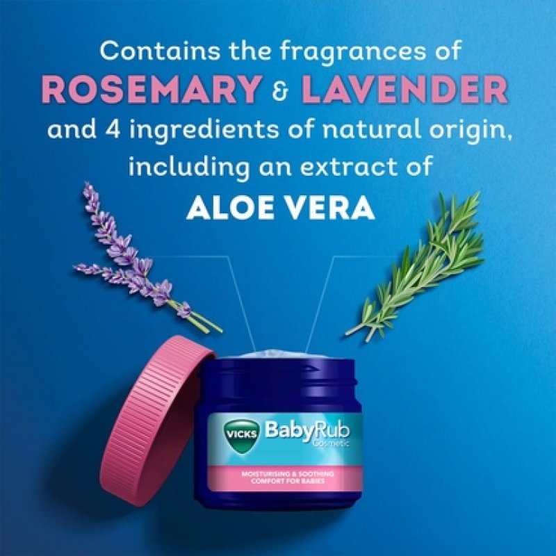 Procter & Gamble Vicks Babyrub Ointment with Rosemary Fragrance