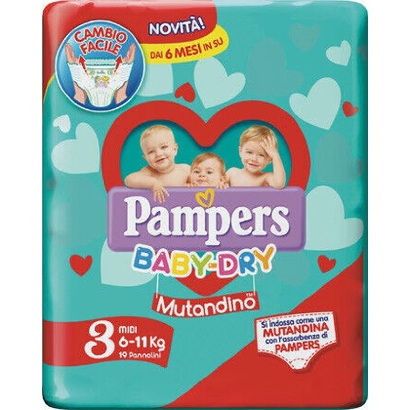Pampers Baby Dry Diapers Size Midi