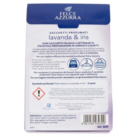 Felce Azzurra Lavender and Iris Scented Sachets - Pack of 6