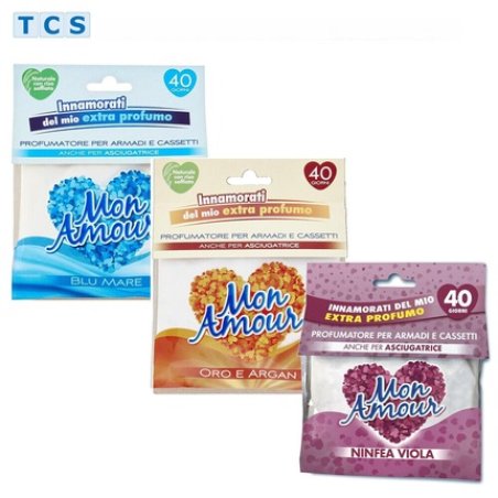 Paglieri MON AMOUR Scented Sachets with 3 Fragrances