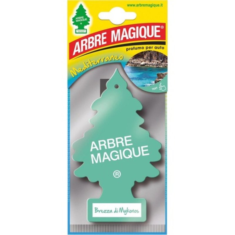 Arbre Magique Air Freshener 12 X 7 Cm Brezza Di Mykono Green