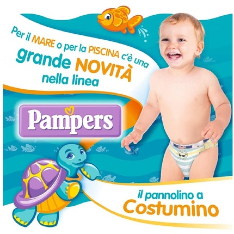 Pampers Pampers The Swimsuit, 24 Diapers, Size 3 6-11 Kg, 210 G