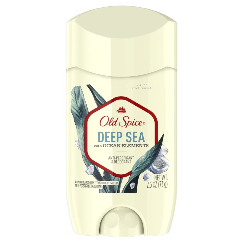Old Spice Deep Sea Deodorant Stick Without Aluminum for Men with Long-Lasting Fragrance 50ml