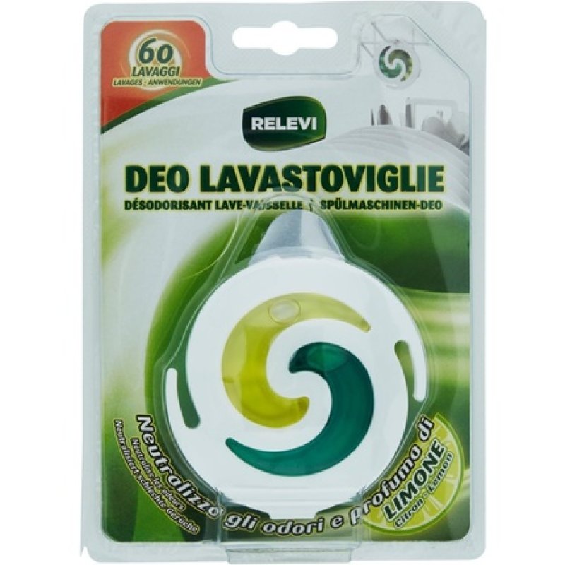 Relevi Deo Dishwasher Neutralizes Odors and Lemon Fragrance 6ml