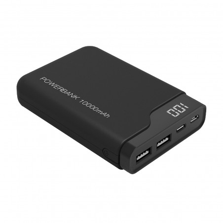 Isium Power Bank 10000 Mah Noir