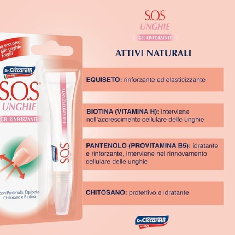 S.O.S Dr. Ciccarelli Nail Strengthener 10ml