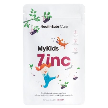 Healthlabs Mykids Zinc For Children In Gummy Form 60 Pieces
