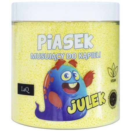 Laq Julek Fizzing Bath Sand Yellow 190g
